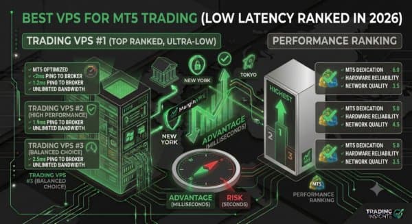 Best VPS for MT5 Trading in 2026 — Compared by Latency & Uptime